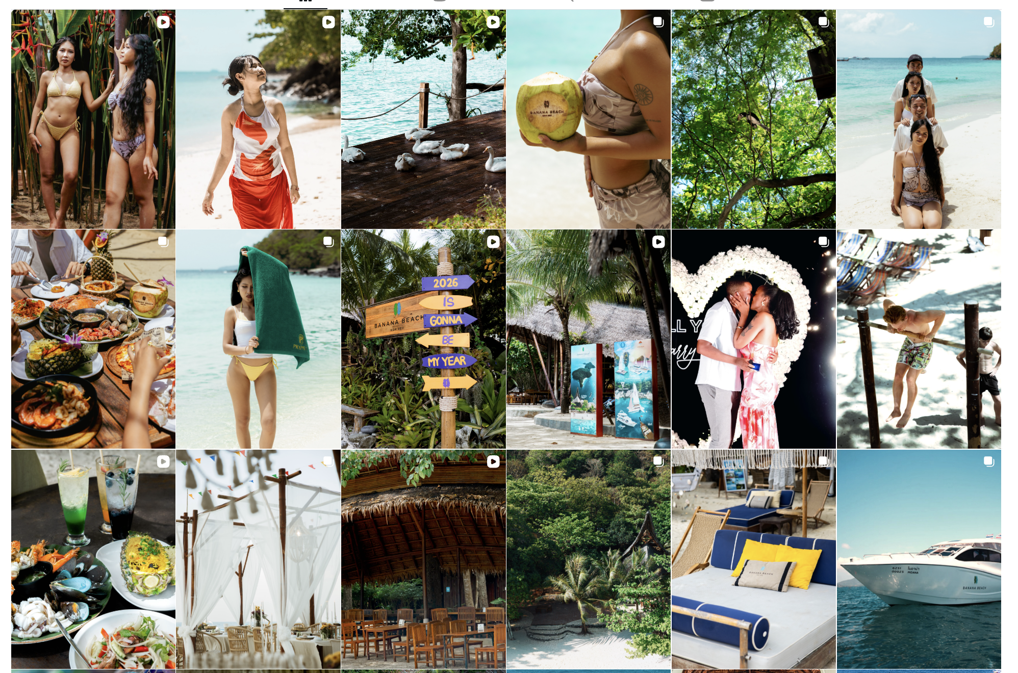 Banana Beach Instagram