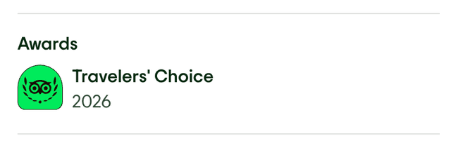 Travelers Choice 2026