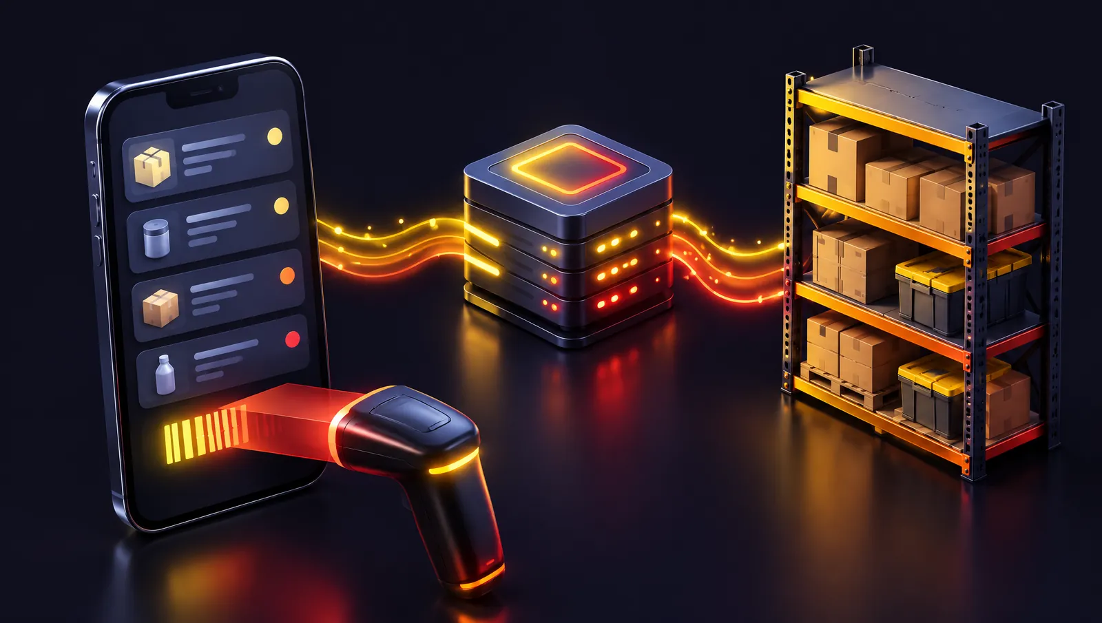 Мобильная платформа 1С: смартфон с приложением обменивается данными с сервером