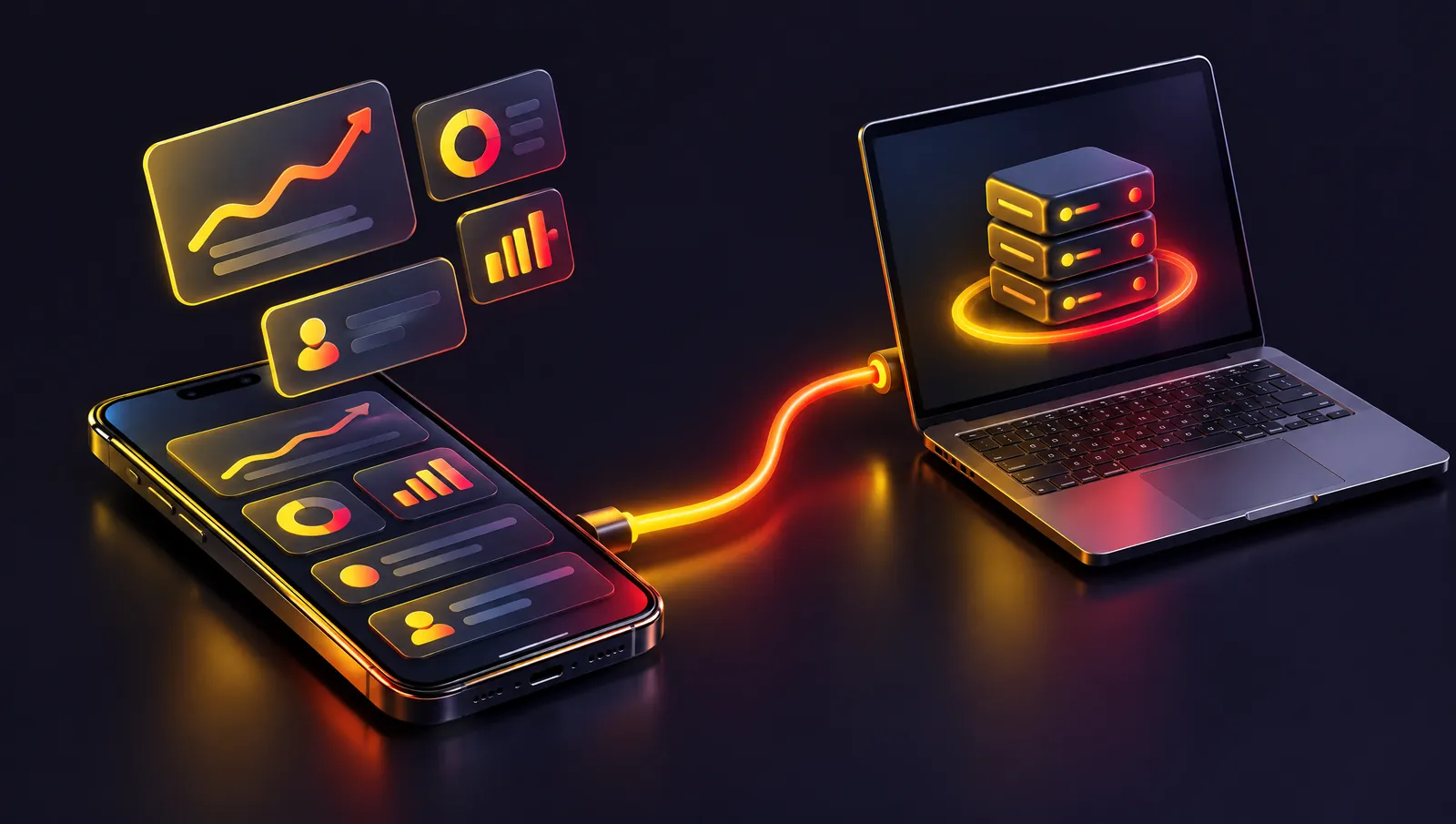 Мобильное приложение 1С для Android: смартфон, синхронизированный с компьютером разработчика
